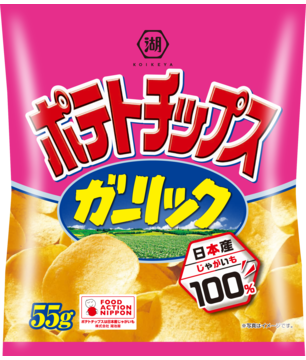 Koikeya Potato Chips Garlic