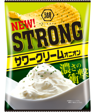Koikeya Potato Chips Strong Sour Cream Onion