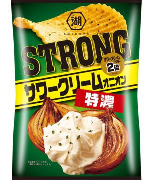 Koikeya Potato Chips Strong Torkuno Sour Cream Onion