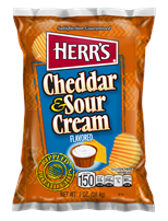 Herr's Cheddar & Sour Cream Chips