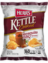 Herr's Kettle Mesquite BBQ  Chips