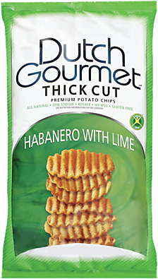Old Dutch Gourmet Habanero with Lime Thick Cut Premium Potato Chips