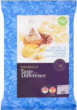Sainsbury's Taste The Difference Sea Salt & Cider Vinegar Crisps Review
