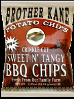 Brother Kane Sweet N' Tangy BBQ Crinkle Cut Potato Chips
