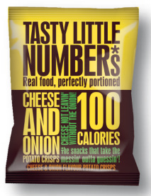 Tasty Little Numbers Cheese & Onion Crisps