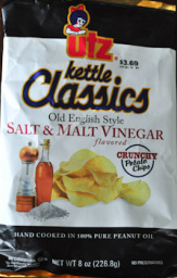 Utz Salt & Malt Vinegar Kettle Classics Potato Chips
