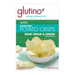 Glutino Baked Sour Cream & Onion Gluten Free Potato Chips