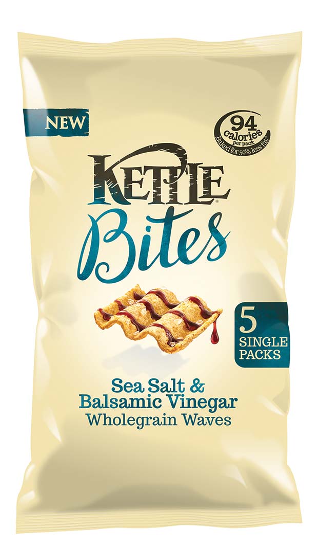 Kettle Bites Sea Salt & Balsamic Vinegar Wholegrain Waves Review