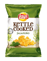 Lay's Jalapeno kettle Cooked Potato Chips