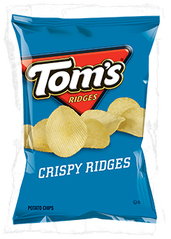Tom's Crispy Ridges Potato Chips