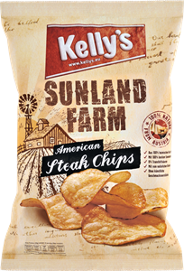 Kelly's Potato Chips Sunland Farm American Steak Chips