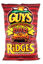 Guy's BBQ Ridges Potato Chips