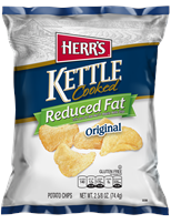 Herr's Kettle Reduced fat Original  Chips