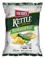 Herr's Kettle Reduced Fat Jalapeno  Chips