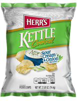 Herr's Kettle Sour Cream & Onion  Chips