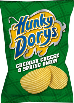 Hunky Dorys Cheddr Cheese & Spring Onion Potato Crisps