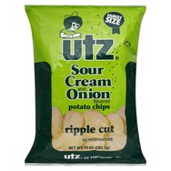 Utz Ripple Cut Sour Cream & Onion Potato Chips