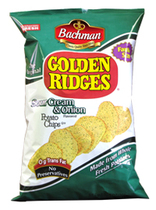 Bachman Golden Ridges Sour Cream & Onion Potato Chips