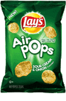 Lay's Air Pops Sour Cream and Onion Potato Chips
