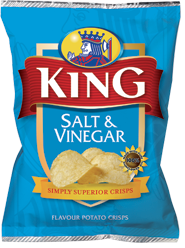 King Crisps Salt & Vinegar