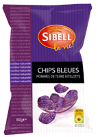 Sibell Potato Chips Bleues Blue Chips