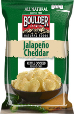 Boulder Canyon Natural Foods Jalapeno Cheddar Kettle Cooked Potato Chips
