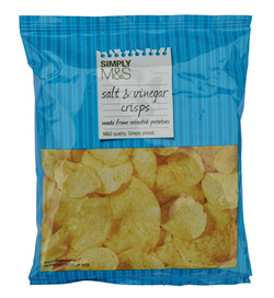 Marks & Spencer M&S Potato Crisps Simply Salt & Vinegar