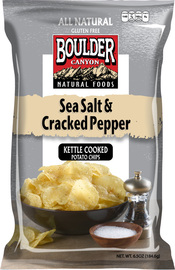 Boulder Canyon Sea Salt & Cracked Black Pepper Potato Chips