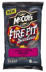 McCoy's Fire Pit Sizzlers Hickory Smoked BBQ