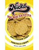 Nicks Chips Big Round Style Tortilla Chips