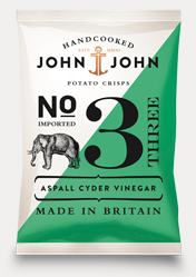 John & John Handcooked Aspall Cyder Vinegar Potato Crisps Review