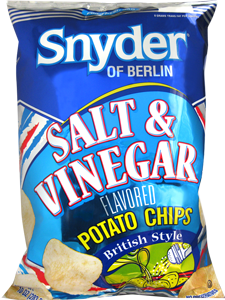 Snyder of Berlin Salt & Vinegar British Style Potato Chips