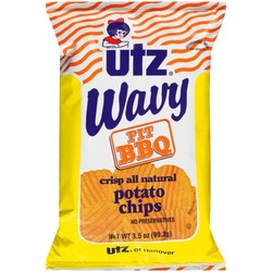 Utz Wavy Pit Barbeque Potato Chips