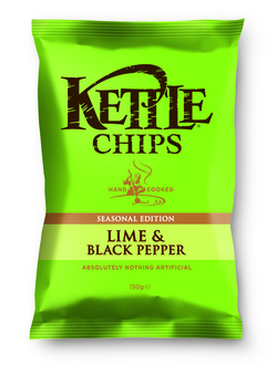 Kettle Chips Lime & Black Pepper Crisps Review