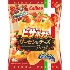 Calbee Salmon & Cheese Pizza Chips Review