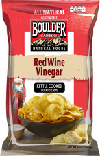 Boulder Canyon Natural Foods Red Wine Vinegar Kettle Cooked Potato Chips