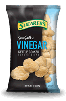 Shearers Sea Salt & Viengar Kettle Cooked potato chips