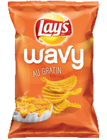 Lay's Wavy Au Gratin Potato Chips