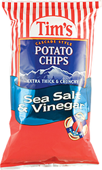 Tim's Cascade Style Potato Chips Sea Salt & Vinegar