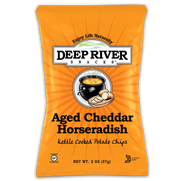 Deep River Snacks Aged Cheddar Horseradish Kettle Chips