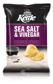 Snack Brands Australia Kettle Potato Chips Sea Salt & Vinegar