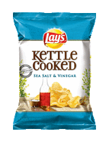 Lay's Sea Salt & Vinegar Kettle Cooked Potato Chips