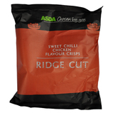 Asda Sweet Chilli Chicken Ridge Cut Crisps
