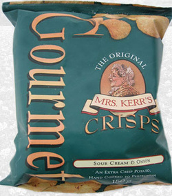 Crispo Denmark mrs Kerr's Original Gourmet Crisps Sour Cream & Onion