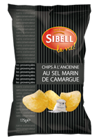 Sibell Potato Chips Sea Salt from Camargue