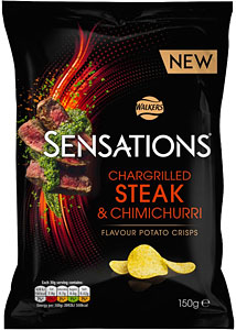 Walkers Sensations Chargrilled Steak and Chimichurri Crisps Review