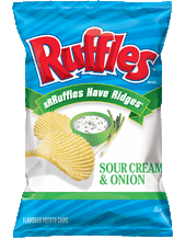 Ruffles Sour Cream & Onion Potato Chips