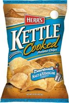 Herr's Boardwalk Salt & Vinegar Kettle Cooked Potato Chips