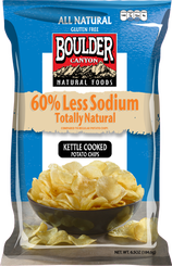 Boulder Canyon Natural Foods 60% Less Sodium Totally Natural Kettle Cooked Potato Chips