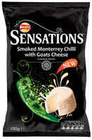 Walkers Sensations Smoked Monterrey Chilli with Goats Cheese Crisps Review
